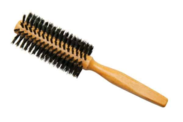 Be sure to clean your boar bristle brushes to keep oils from building up.