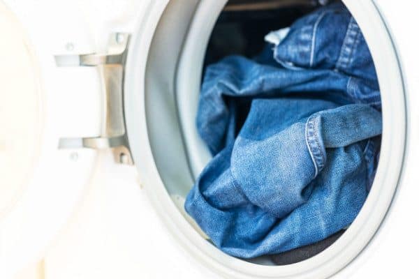 Using Dylon (or a similar dye) is a crucial component for dyeing jeans.