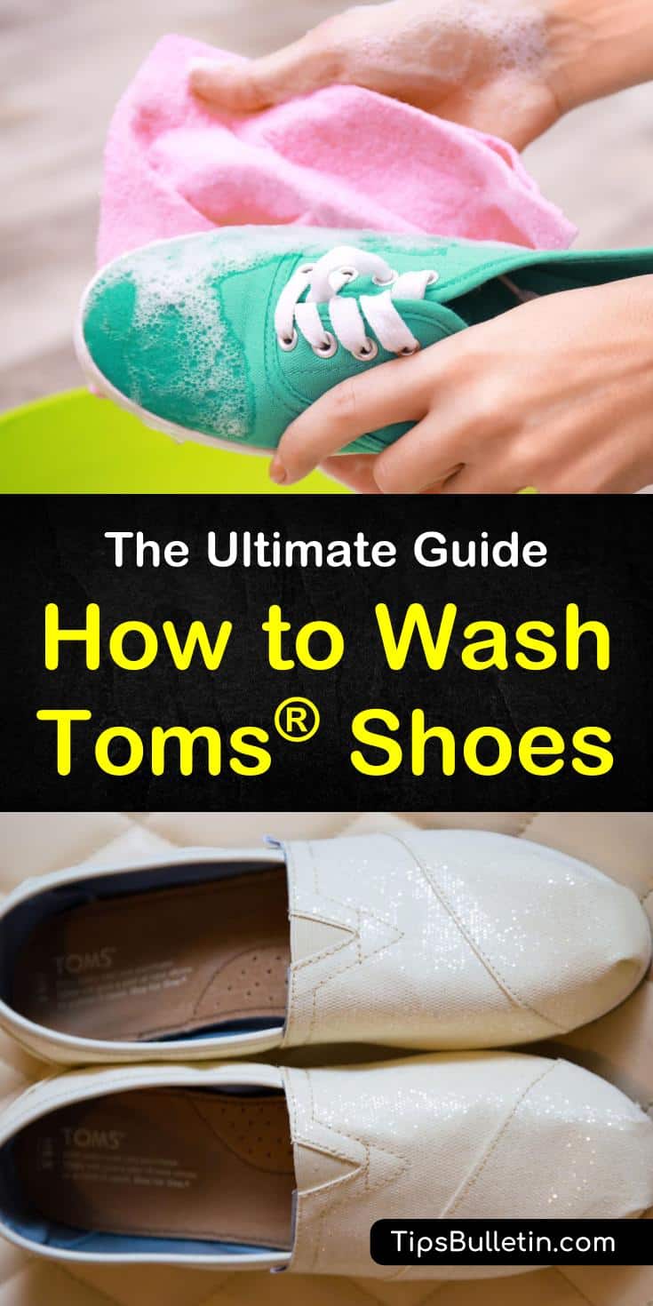 Find out how to wash Toms shoes with this ultimate guide to cleaning shoes. Learn how to use products like baking soda to clean loafers, flats, black shoes, and canvases. These awesome cleaning techniques will extend the life of your shoes. #Tomsshoes #cleanshoes #shoes #shoecleaningtips