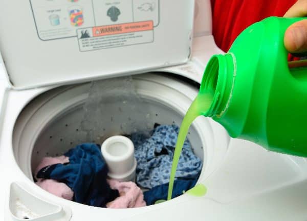 The correct laundry detergent, along with knowing what temperature to wash dark clothing, will help your fabric maintain its color.