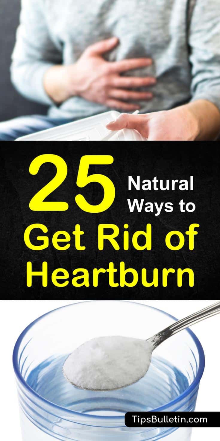 Discover natural ways to get rid of heartburn using common ingredients like baking soda, ginger, and apple cider vinegar. Use natural remedies and recipes to find relief from heartburn. Also, learn the symptoms of heartburn and how you can prevent it with your diet. #heartburnrelief #heartburn