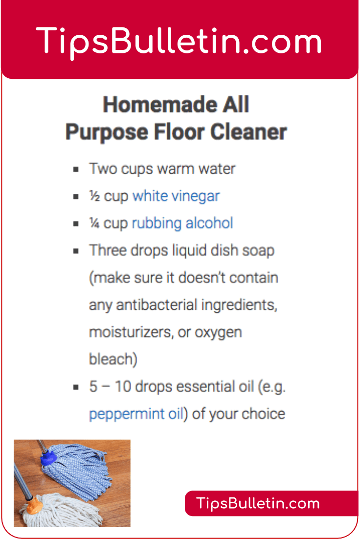 6 Homemade Floor Cleaner Recipes How to Clean Your Floors