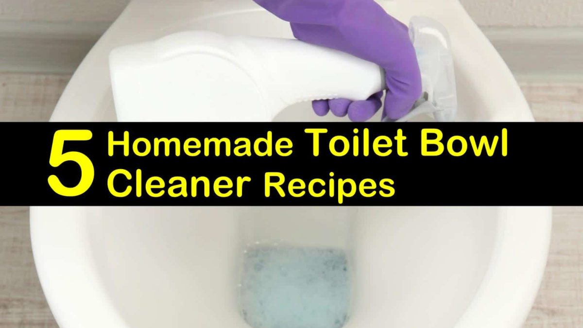 5 Excellent Homemade Toilet Bowl Cleaner Recipes