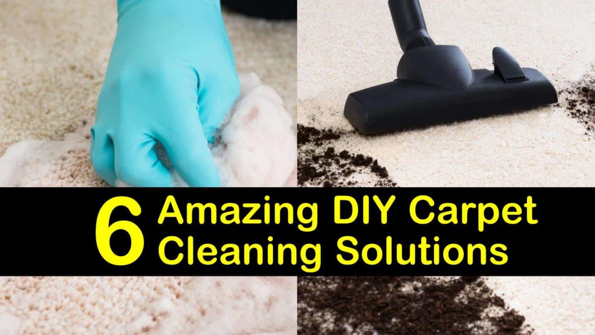 6 Amazing DIY Carpet Cleaning Solutions