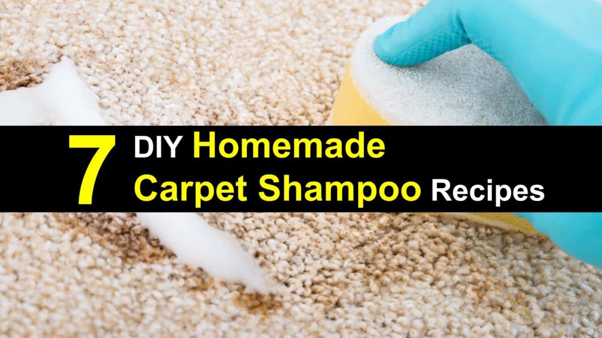 7 DIY Homemade Carpet Shampoo Recipes