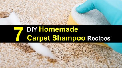 Stop buying expensive carpet cleaning solution, use these DIY carpet shampoo recipes to get your carpets clean.