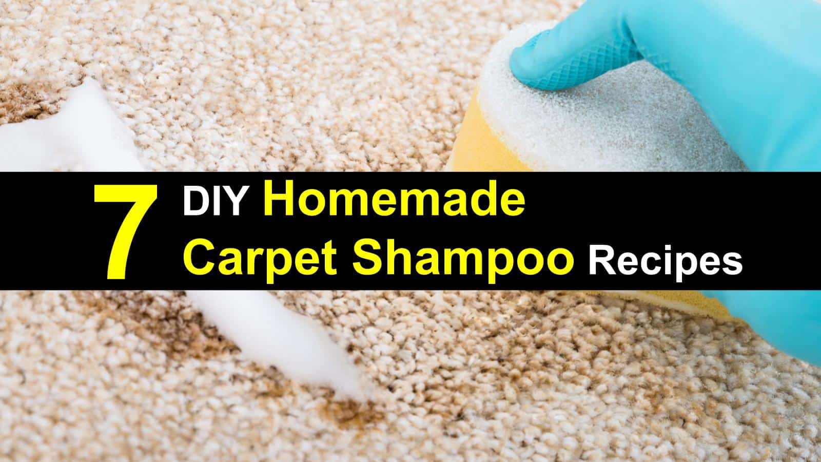 Stop buying expensive carpet cleaning solution, use these DIY carpet shampoo recipes to get your carpets clean.