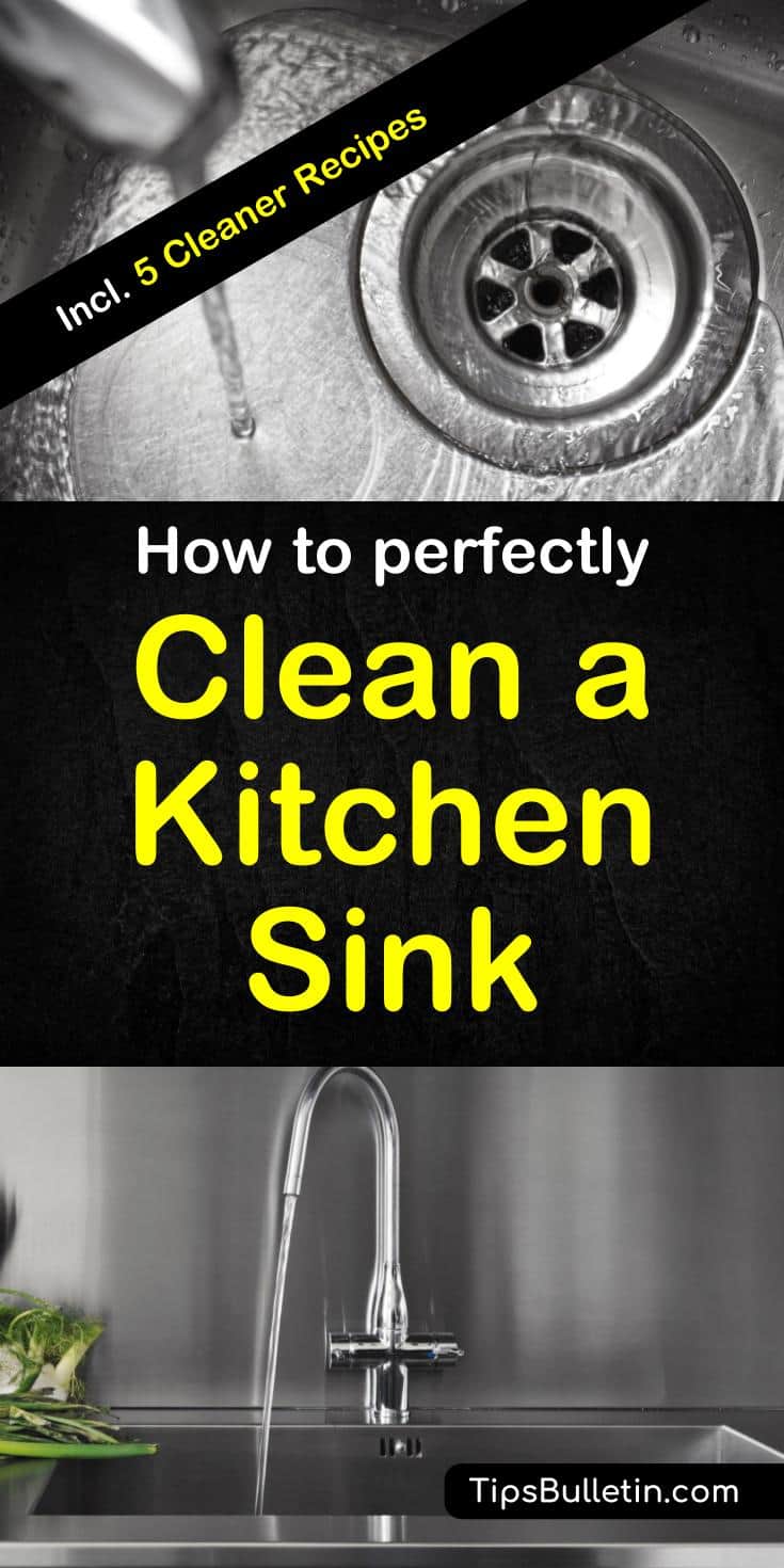 How To Perfectly Clean And Unclog A Kitchen Sink