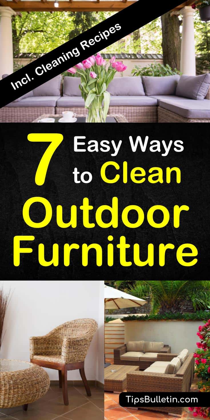 30 Easy Ways to Clean Outdoor Furniture - How to Clean Patio Furniture