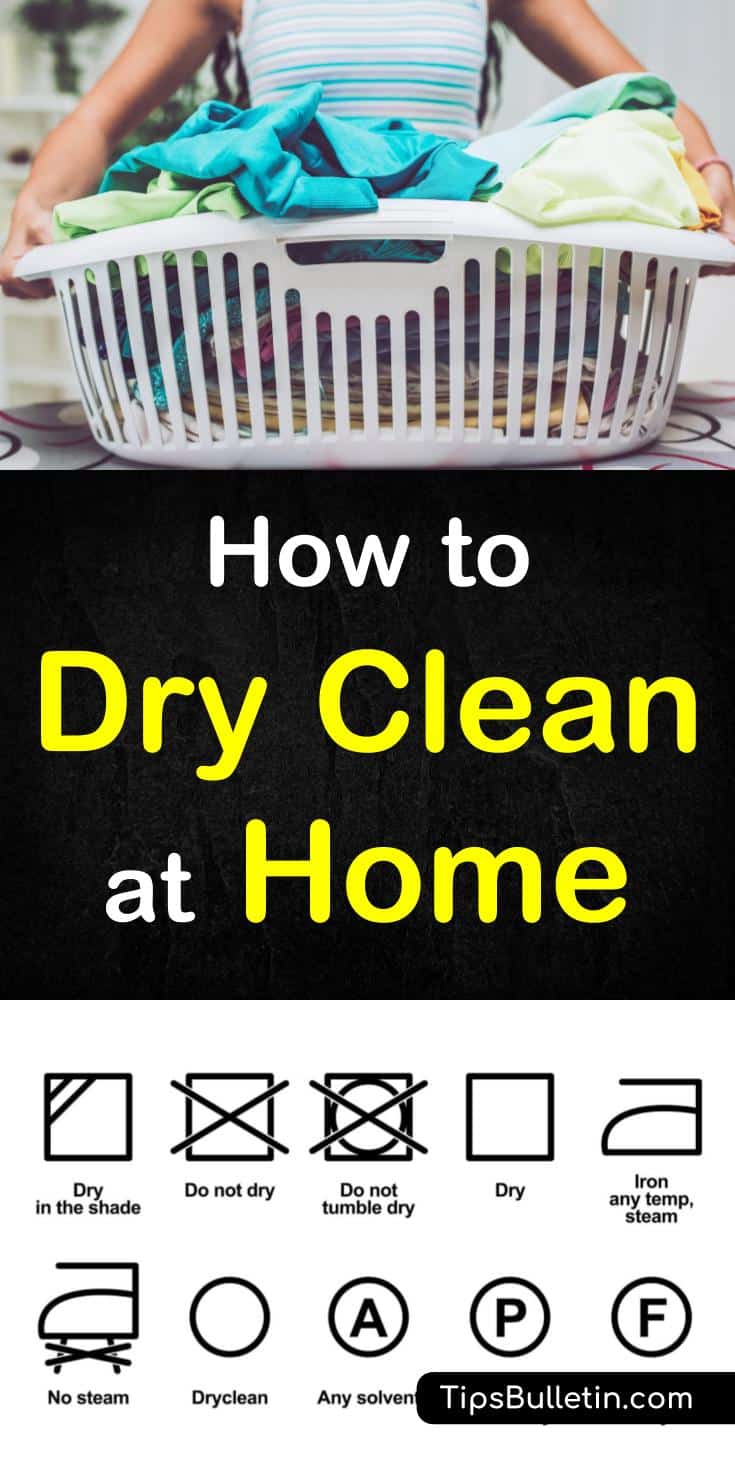 The how to dry clean at home article includes tips on DIY dry cleaning even delicate clothes like suits, coats made of silk or wool. Dry cleaning your clothes at home will save you money and speed up your laundry time.#drycleaning #laundry #dryclean