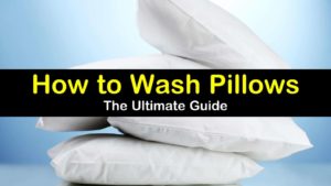 how to wash a pillow