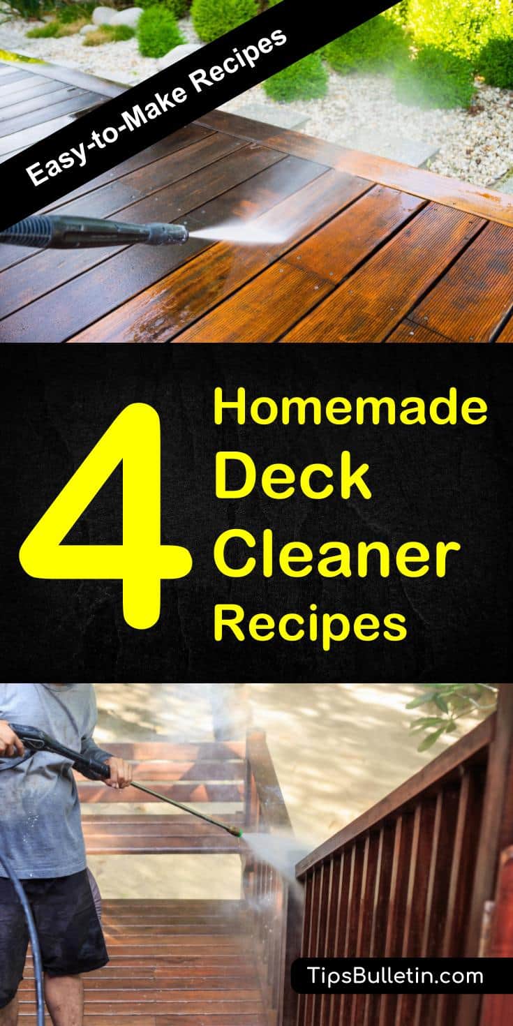 4 Amazing Homemade Deck Cleaner Recipes