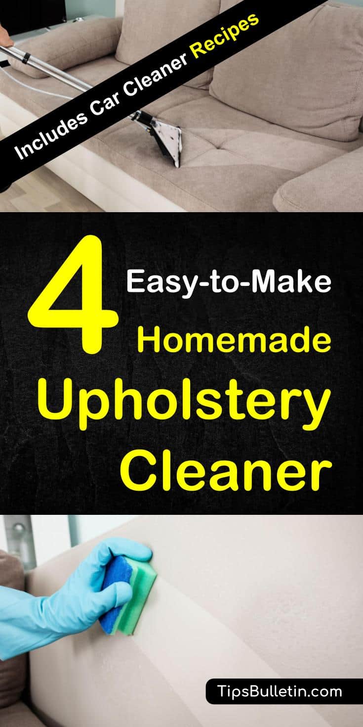 4 Homemade Upholstery Cleaner How To Clean Upholstery