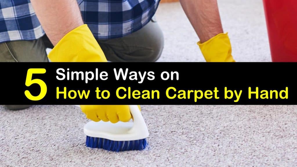 5 Simple Ways on How to Clean Carpet by Hand
