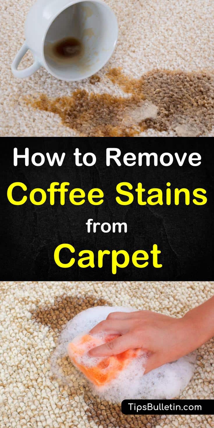 Find out how to best remove coffee stains from carpet and upholstery. With cleaner recipes using baking soda, hydrogen peroxide, white vinegar and even beer. Cleans you carpet and gets rid of any stain.#stains #coffee #carpet #upholstery #homemade