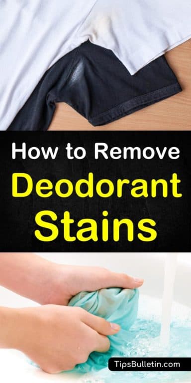 5+ Super Simple Ways to Remove Deodorant Stains