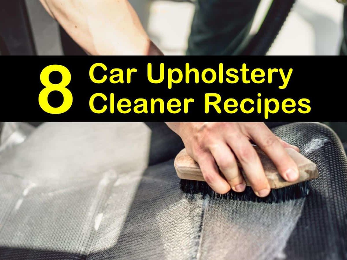 DIY Car Upholstery Cleaner