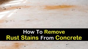 how to remove rust stains from concrete titilimg
