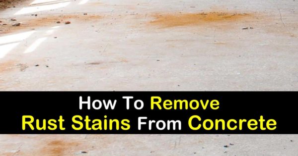 3 Smart Simple Ways To Remove Rust Stains From Concrete - How To Remove Rust Stain From Concrete Patio