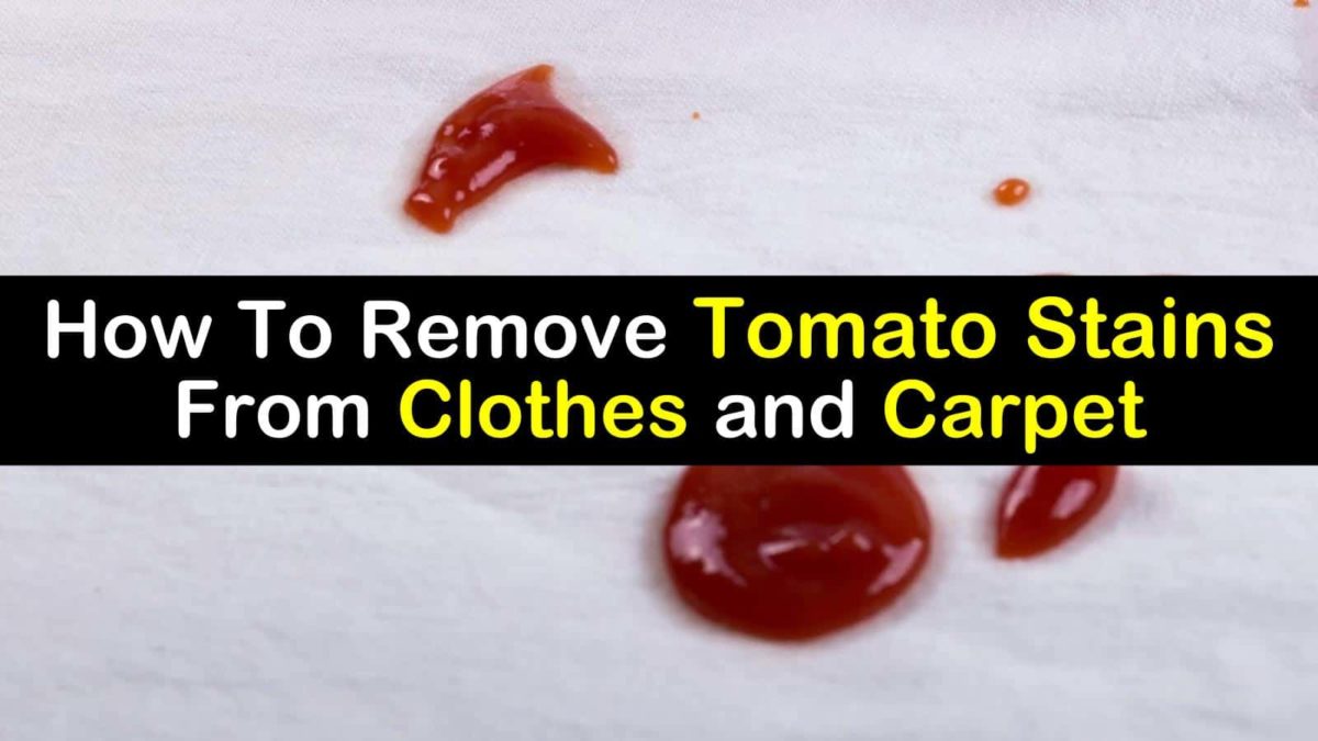 3 Easy Ways to Remove Tomato Stains