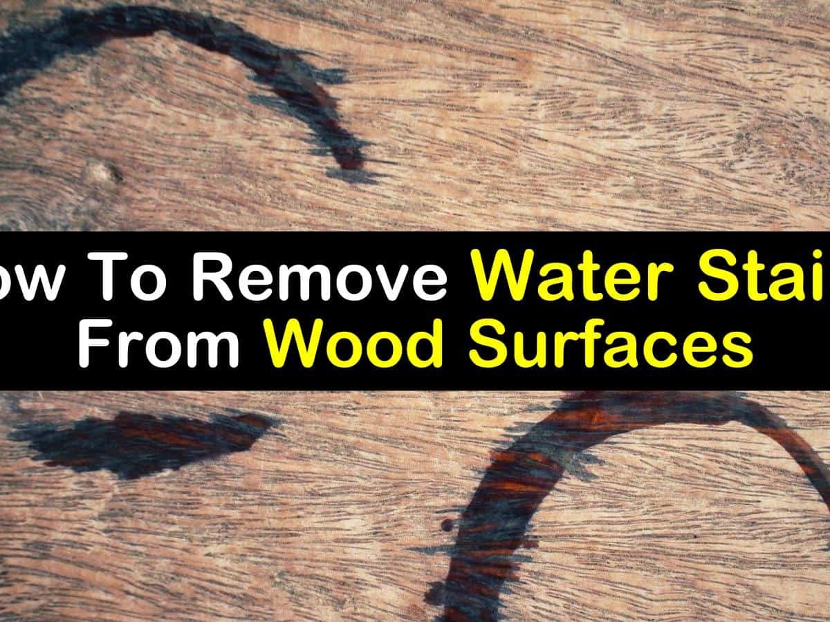How to Remove Grease Stains from Unfinished Wood 