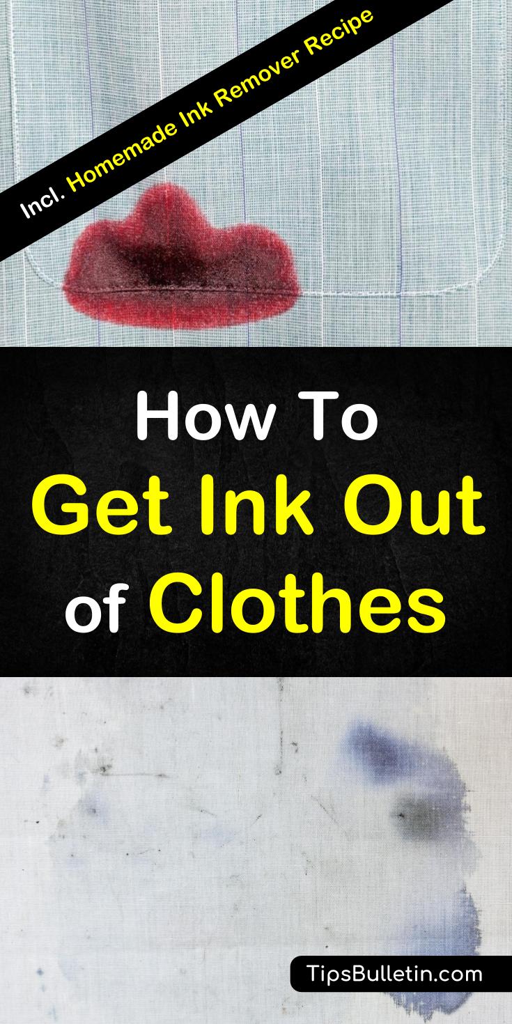 9 Powerful Ways to Get Ink Out of Clothes