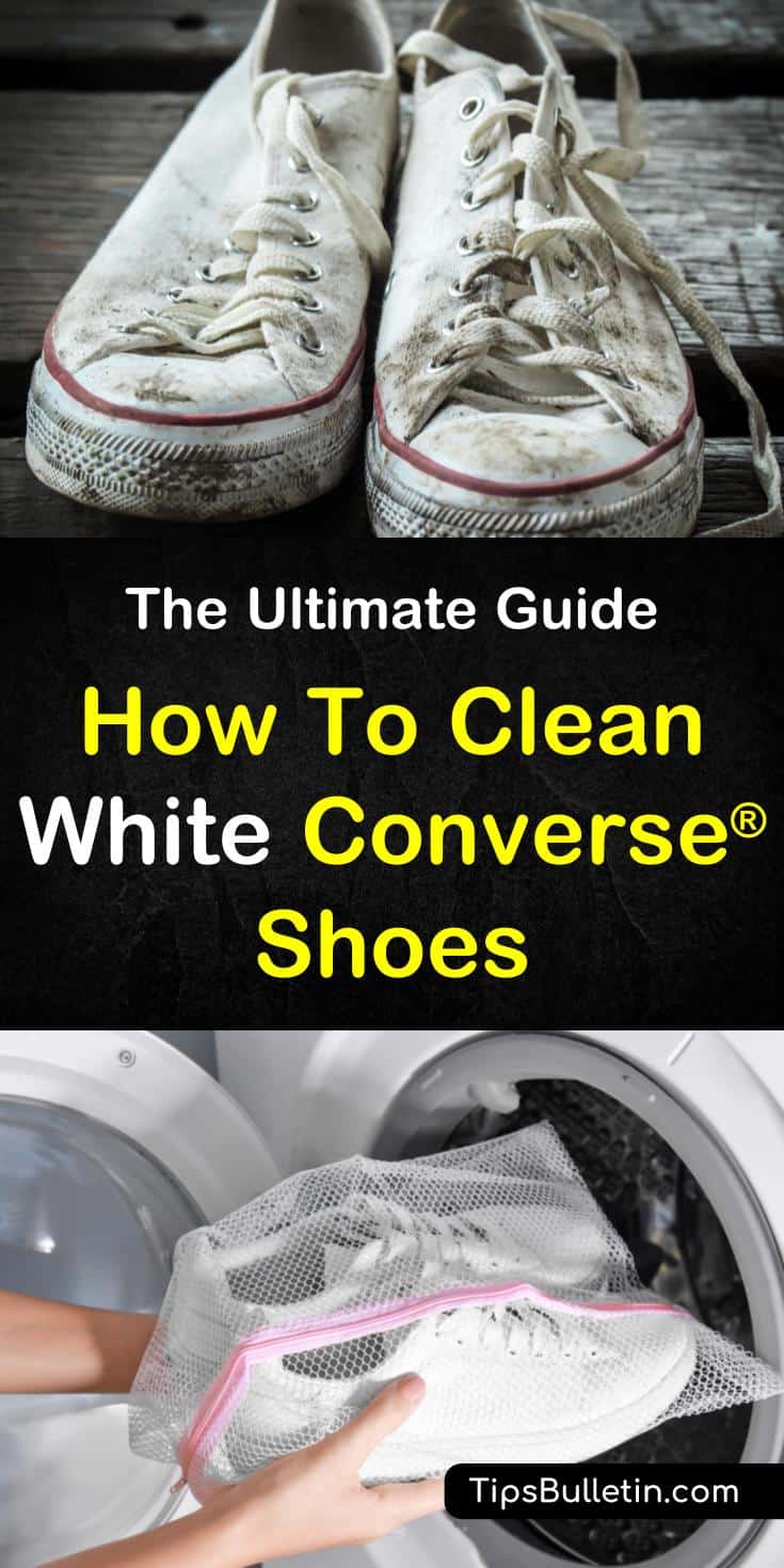 Find out how to clean converse shoes with this ultimate guide. Did you know you can clean shoes fast with toothpaste or with baking soda. Learn how to make DIY cleaning solutions in 5 minutes with our step-by-step guide. Learn the best ways to clean shoes without washing machine. #cleanconverseshoes