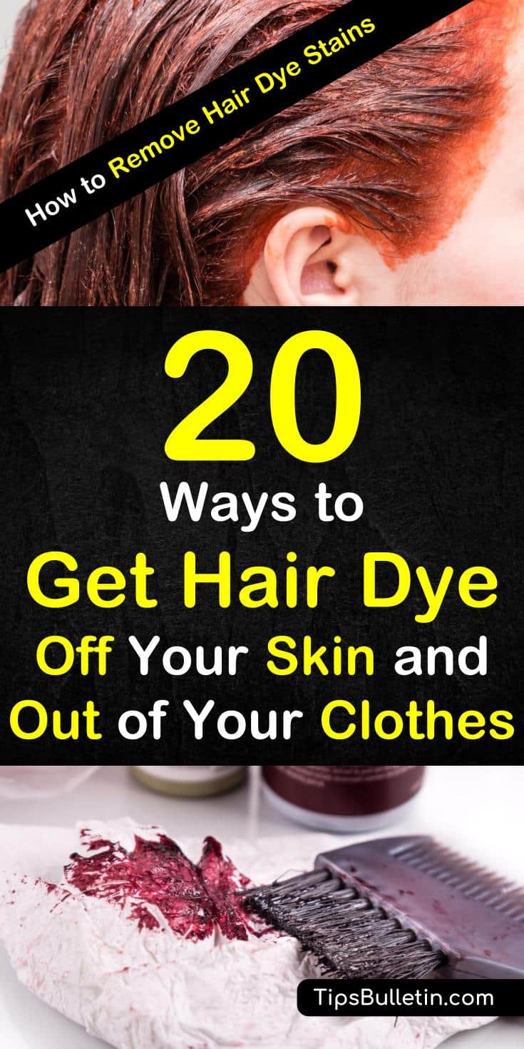 Discover how to get hair dye of skin with these awesome DIY remedies. Learn how to remove hair dye colour from your hands and face with simple ingredients like baking soda, coconut oil and other everyday products. #hairdye #stainedskin #haircolor #removehaircolor #haircolorstains