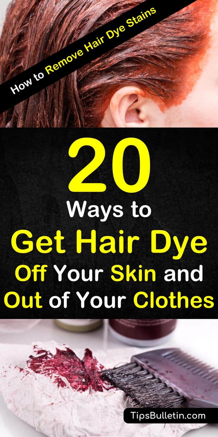 How To Remove Hair Dye From The Skin / How To Keep Hair Dye Off Skin 10 Safe At Home Diys