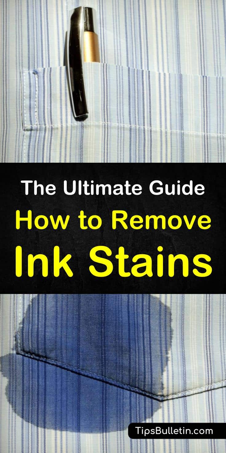 How to remove ink stains from clothes 