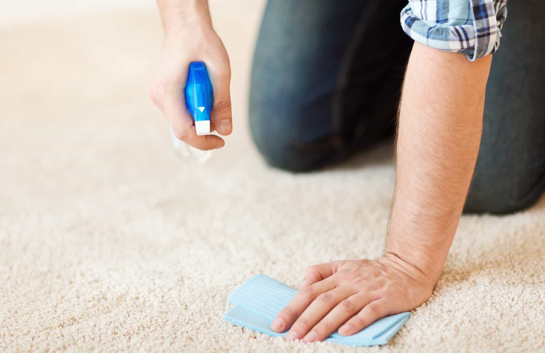 getting hair dye out of carpet