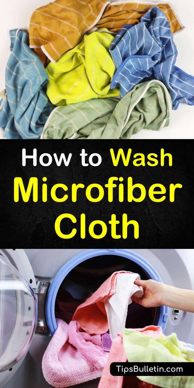 Learn how to wash microfiber cloth with these easy DIY techniques. Cleaning microfiber towels is easy and uses common products like vinegar and water. Don't throw your dirty microfiber materials away, clean them at home with these easy to follow methods. #cleanmicrofiber #microfibertowel #microfiber