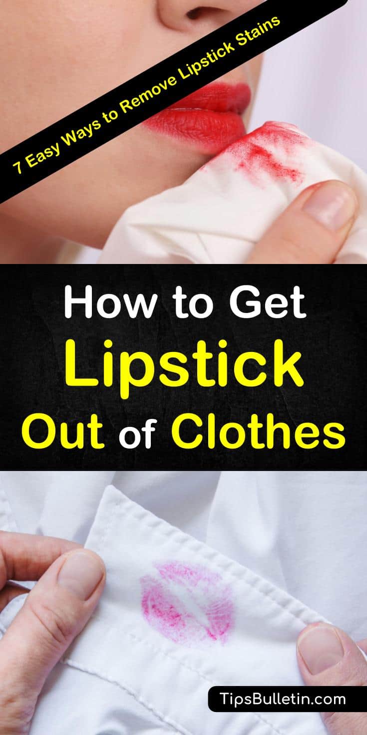 Learn how to get lipstick out of clothes with simple techniques and everyday products. Learn how to remove stains from your outfit using baking soda and other products. These awesome methods will quickly remove lipstick from all your fabrics. #removelipstickstains #lipstickstains #getlipstickout