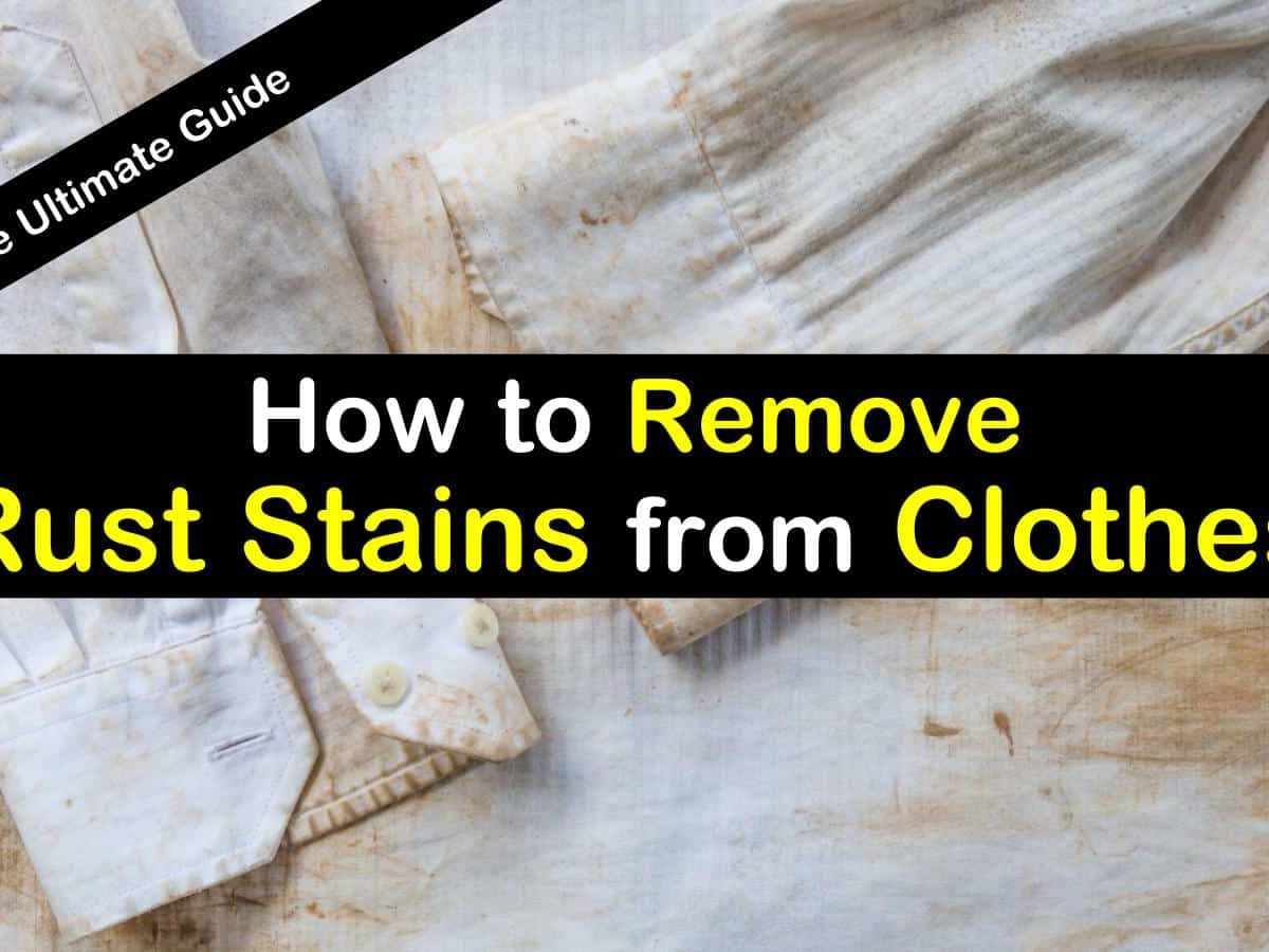 how to remove rust