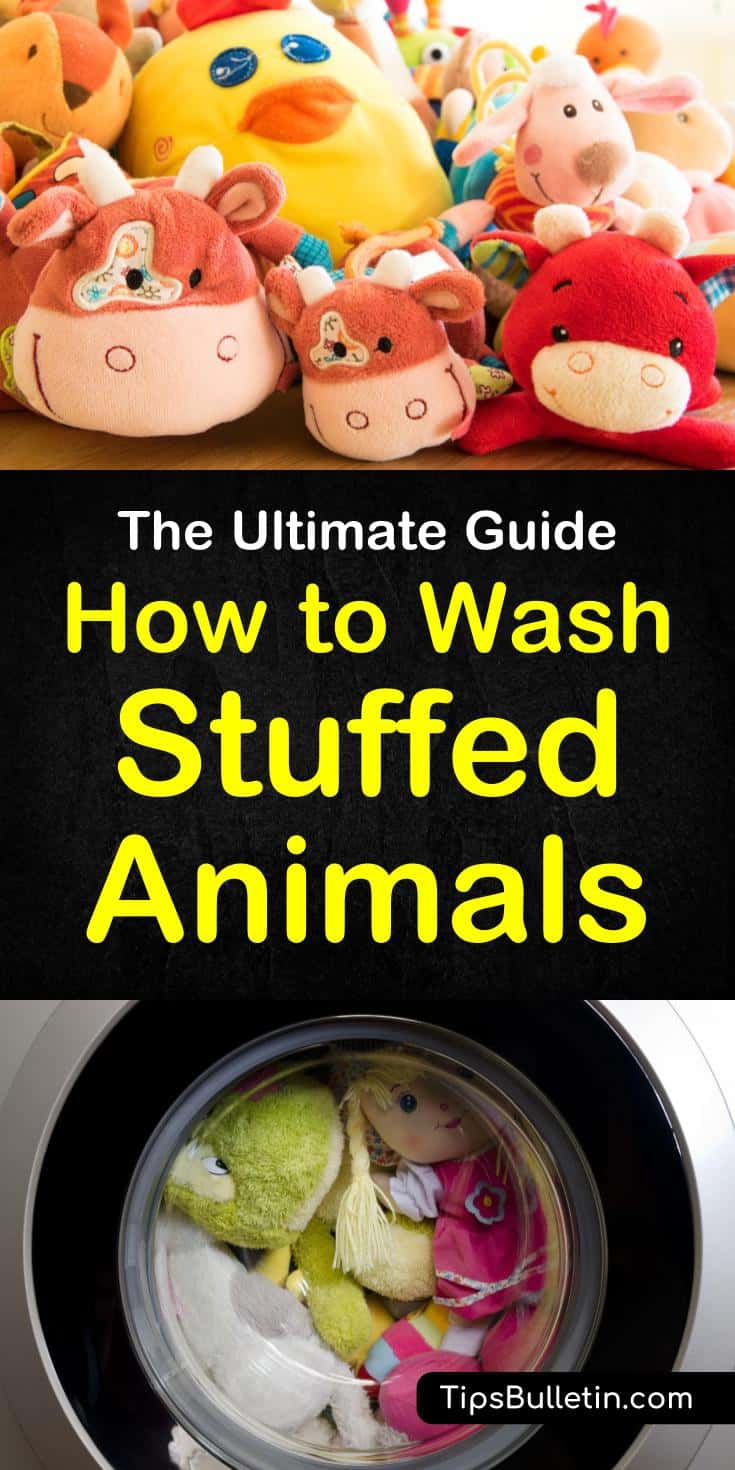 Discover the ultimate guide on how to wash stuffed animals by hand and in the washer. Your kid's toys can become extremely dirty. Learn how to use common products, like baking soda, to clean teddy bears and all your children's favorite toys. #cleantoys #handcleaning #washstuffedanimals