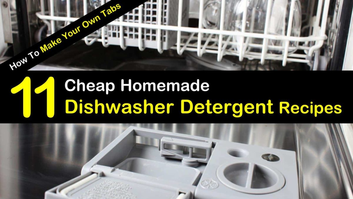 11 Easy Ways to Make Your Own Dishwasher Detergent