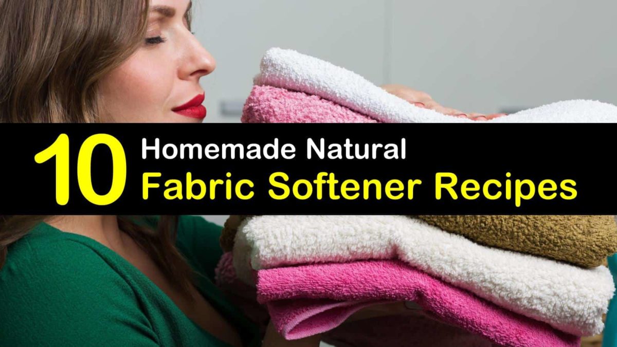 10 Natural Recipes for a DIY Fabric Softener
