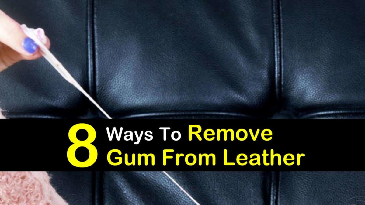 8 Simple Ways To Remove Gum From Leather, How To Fix Chewed Leather