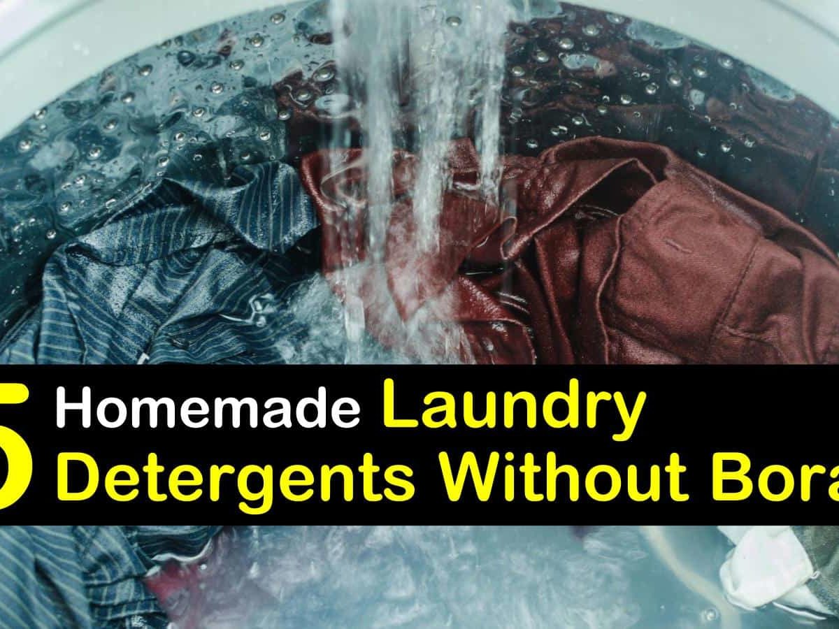 Laundry Detergent Without Borax