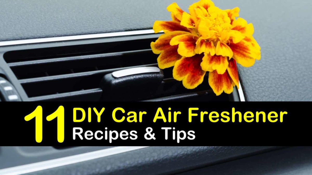 11 AllNatural Homemade Car Air Fresheners