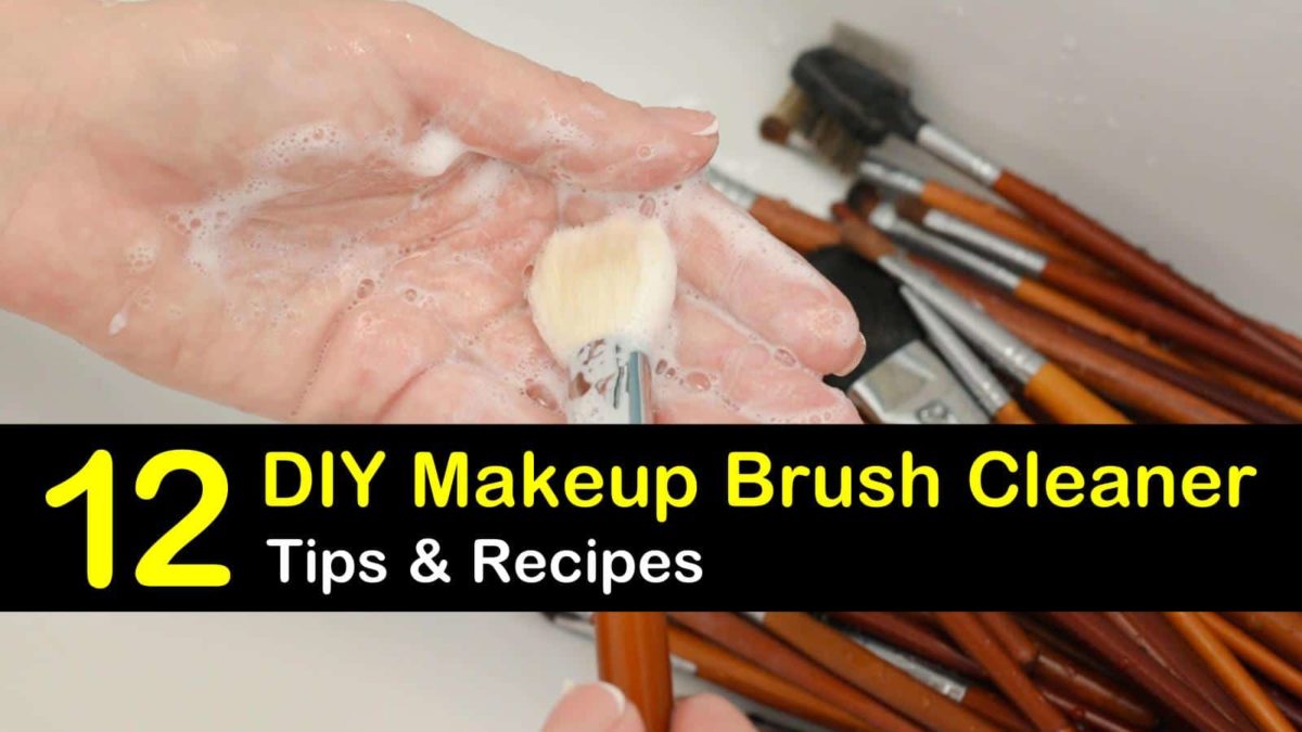 12 Amazingly Easy DIY Makeup Brush Cleaners