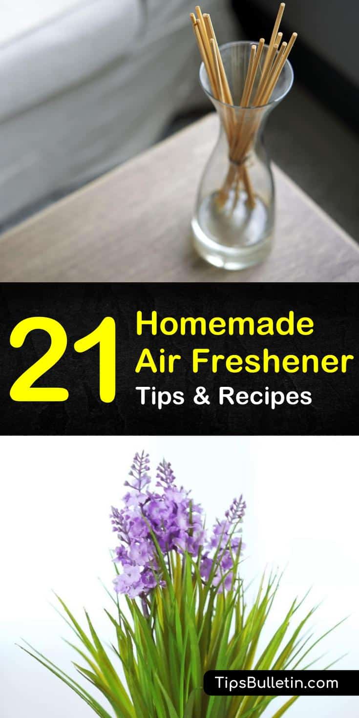 Every home has a unique scent, some scents are worse than others. Bad house smells happen, but a homemade air freshener doubles as an odor eliminator using essential oils and baking soda as their secret ingredients. #badodors #homemaderoomspray #airfreshener