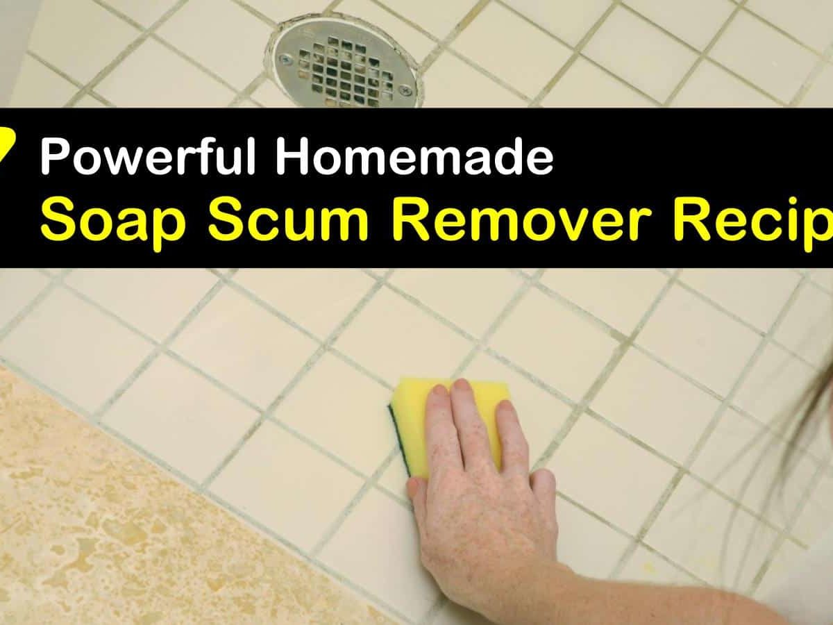 26 Simple Make-Your-Own Soap Scum Removers
