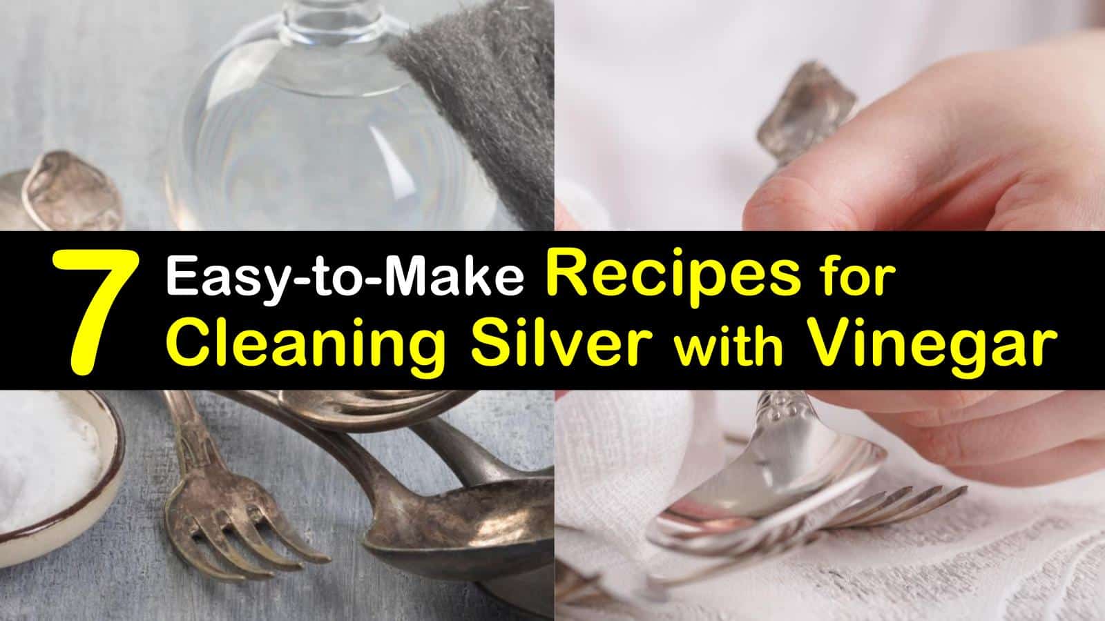 Clean Silver with Vinegar