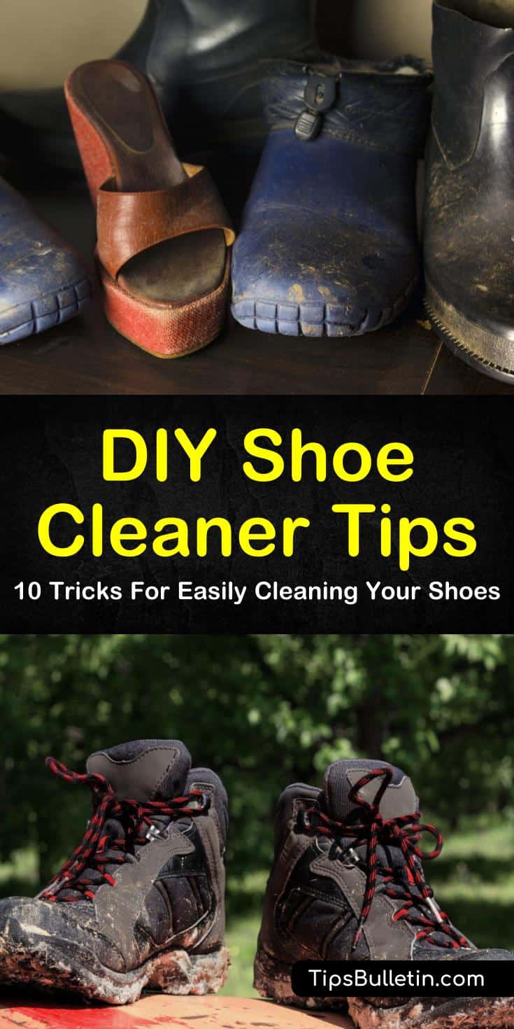 Bring your Jordans back to white! Remove stains from Vans, Nike, Jordans, Converse, and other sneakers! Learn how to clean suede, mesh, and leather shoes with our 10 tricks for easily cleaning your shoes with DIY shoe cleaner. #shoes #cleaning #shoepolish