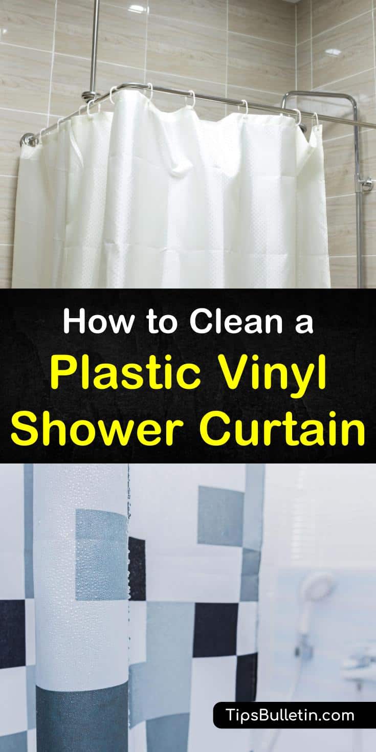 Discover how to clean a shower curtain, keep it mildew free, and help make your bathroom feel even that much cleaner. #showercurtain #bathroomcleaner #cleaning