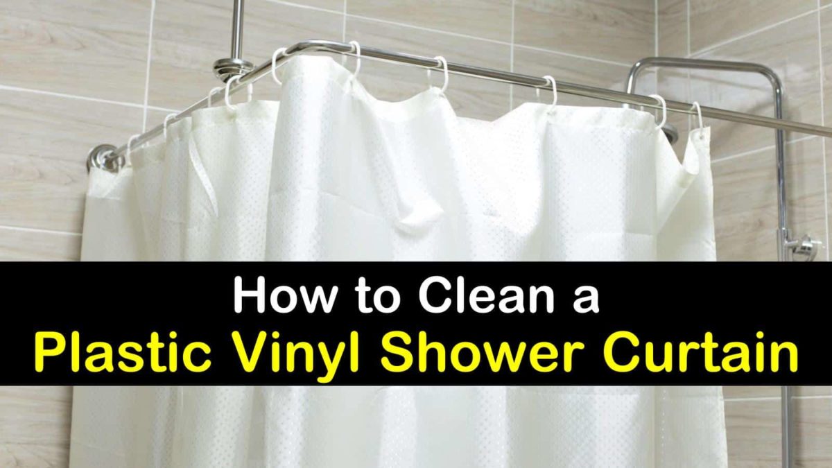5 Excellent Ways To Clean A Shower Curtain, How To Remove Mold From Bathroom Curtains
