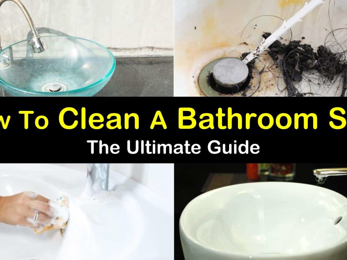 What To Clean Bathroom Sink With