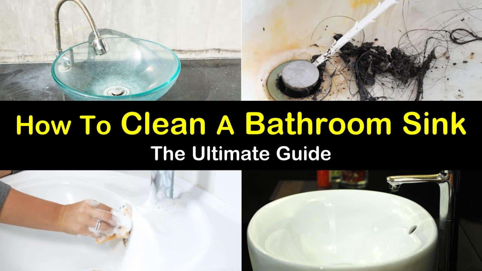 best way to clean your bathroom sink