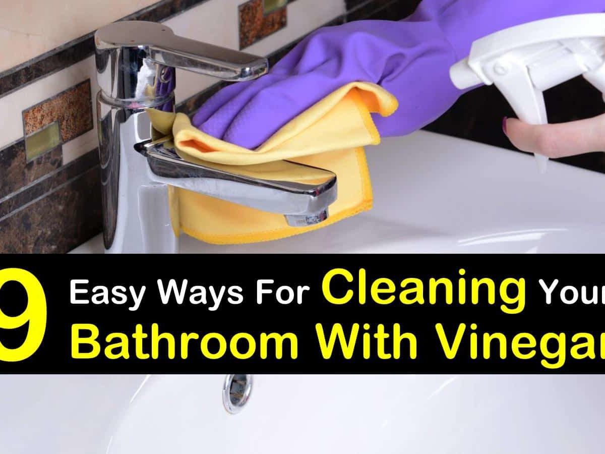 Cleaning A Bathroom With Vinegar, Clean Bathtub With Vinegar